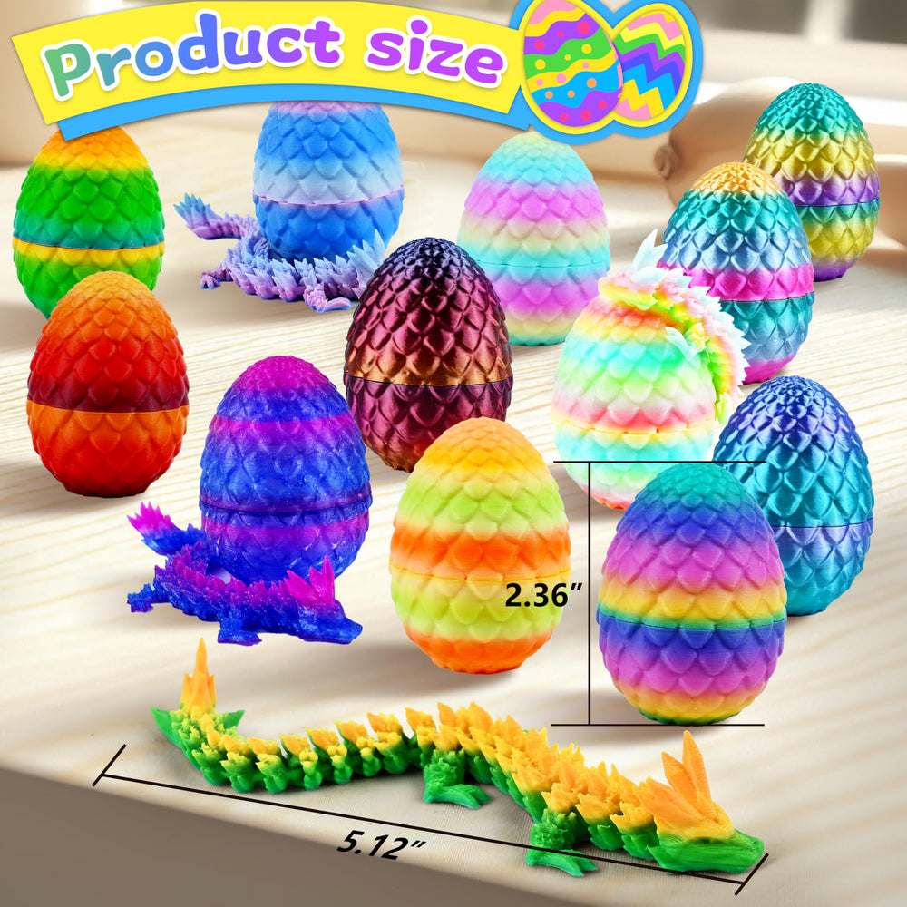 Impossmaker dragon eggs reveal intricate scales and realistic features up close.
