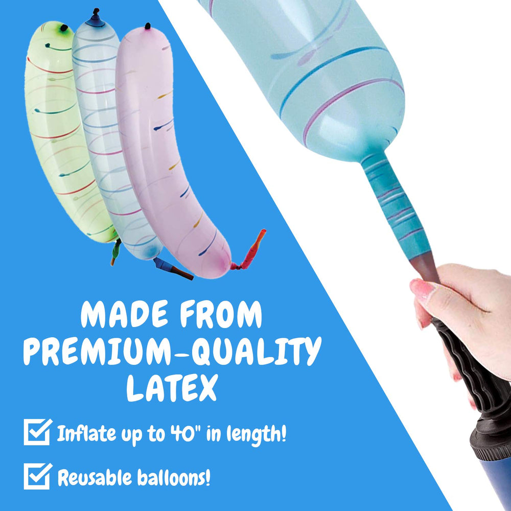 IMPRESA Balloon rockets in action at a lively indoor/outdoor setup.