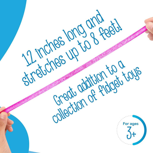 IMPRESA Monkey Noodle Strands twirled for calming sensory play and classroom focus.