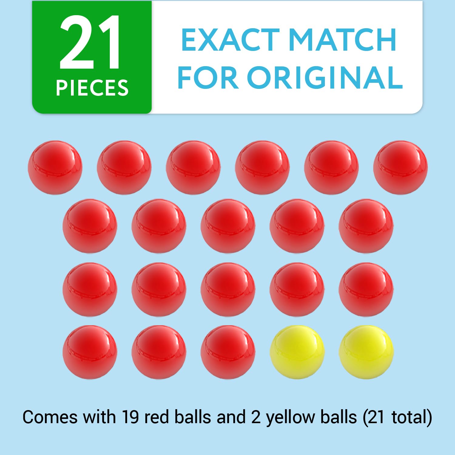 IMPRESA yellow marbles add color variety for custom rules
