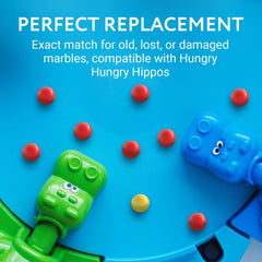 IMPRESA marbles compatible with multiple games beyond Hungry Hippos