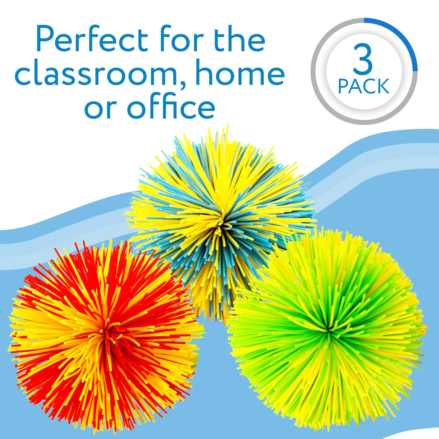IMPRESA Monkey Stringy Balls held in hand for calming fidget use