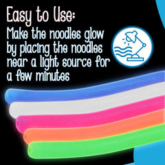 IMPRESA Noodles Toy kids play-time glow-in-the-dark noodles spark imagination