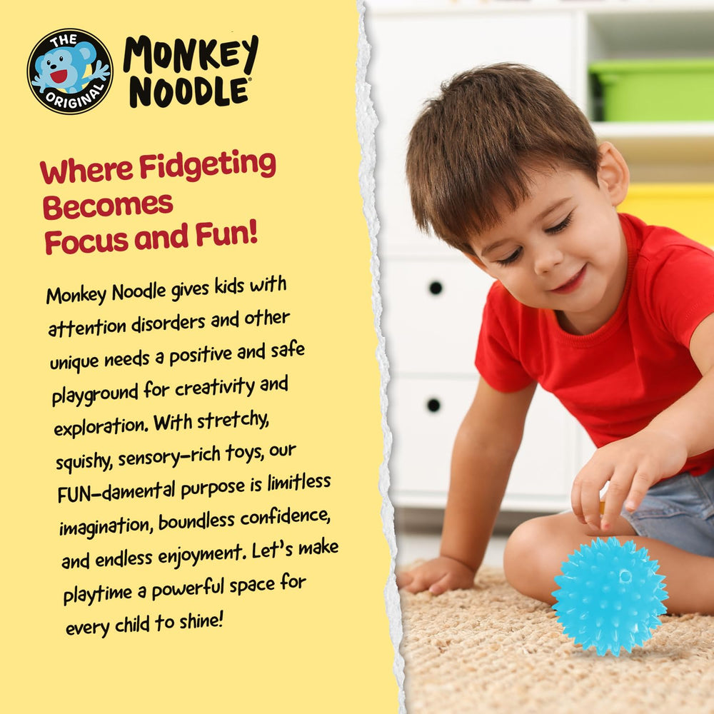 Dishwasher-safe surface makes cleaning quick for IMPRESA Spiky Balls.