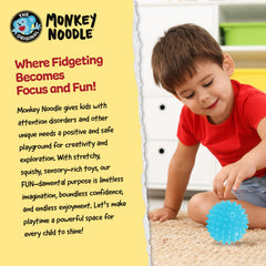 Dishwasher-safe surface makes cleaning quick for IMPRESA Spiky Balls.