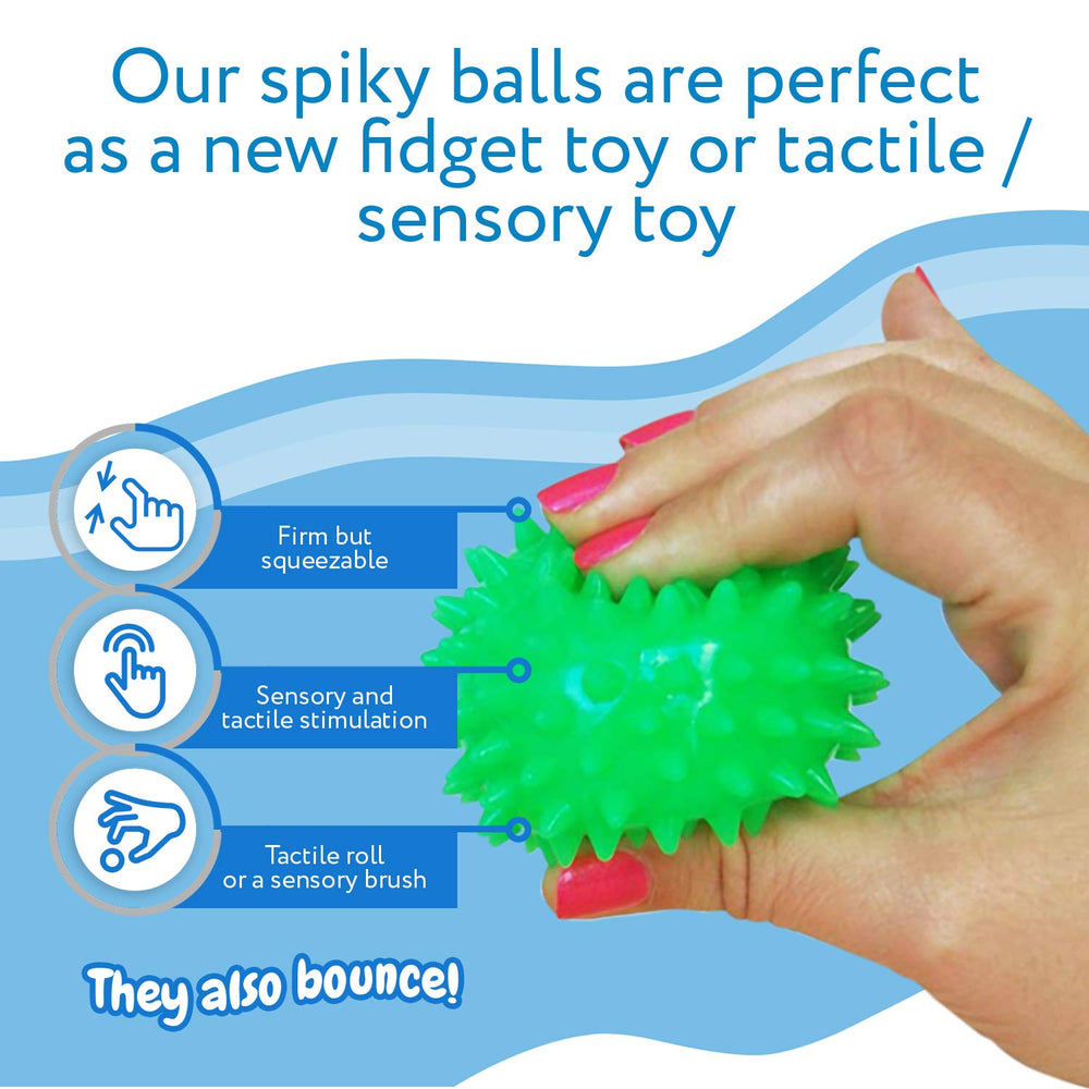 Kids in class use IMPRESA Spiky Balls to improve concentration.