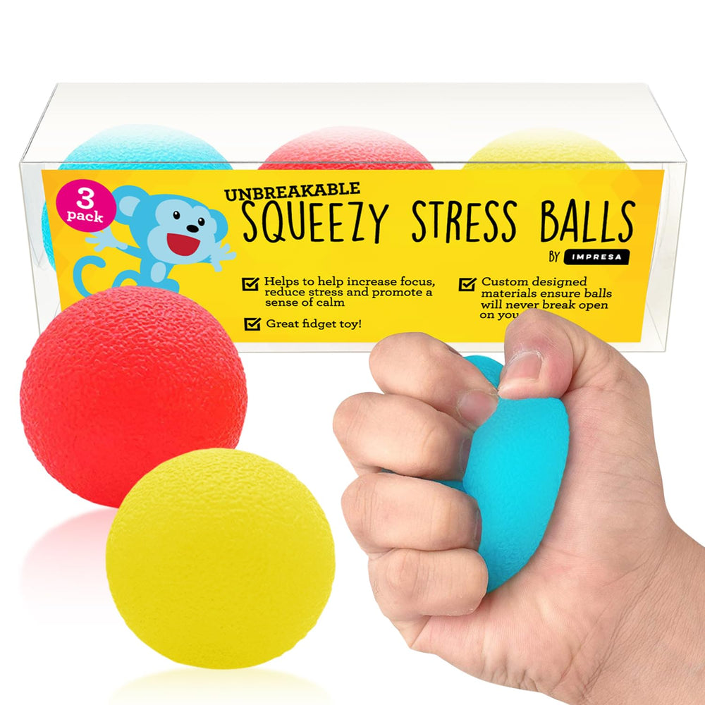 IMPRESA Squishy Stress Ball Berry offers tactile relief and focus during tasks
