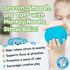 IMPRESA Squishy Stress Ball Navy enhances concentration with portable stress relief