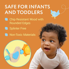 IMPRESA Toy Bar Colorful Engagement keeps babies curious and reaching for shapes