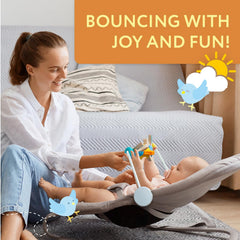 IMPRESA Toy Bar Hand-Eye Play supports early motor skill exploration during bouncer time