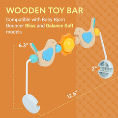IMPRESA Toy Bar Snap Fit installation enables quick setup for caregivers