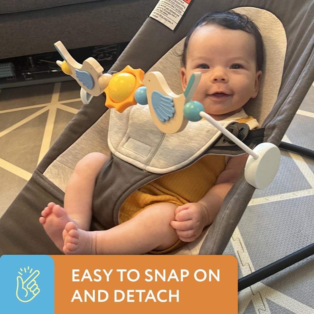 IMPRESA Toy Bar Universal Fit adapts to BabyBjorn Bliss or Balance Soft models