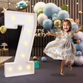 imprsv 3ft marquee numbers assembly ready to create a bold birthday backdrop.