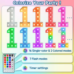 imprsv remote colorful light string showing color control for events