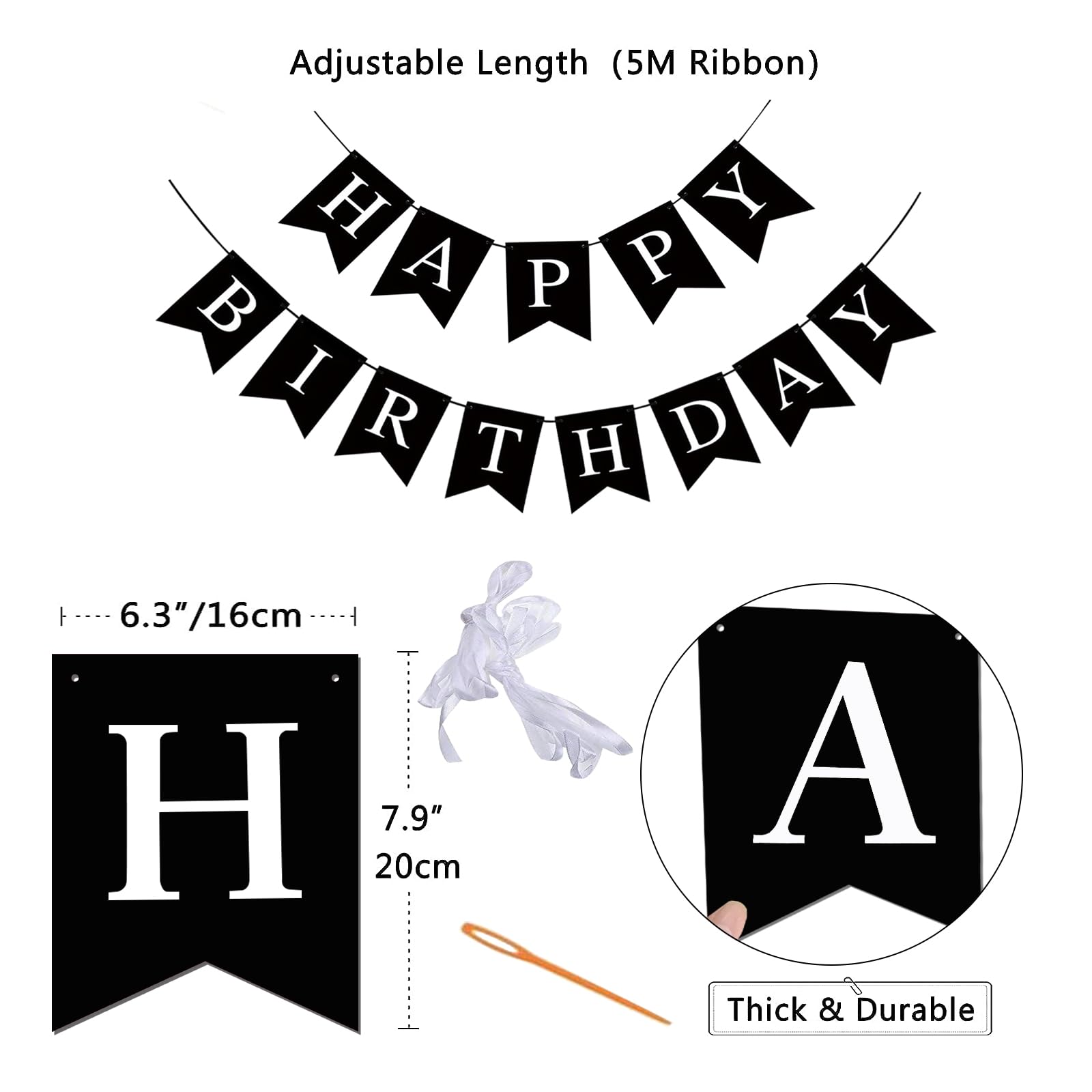 Imtively Happy Birthday banner dovetail cards ready for quick assembly
