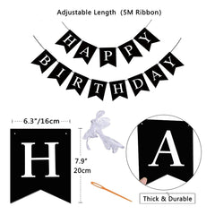 Imtively Happy Birthday banner dovetail cards ready for quick assembly