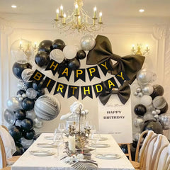 Imtively banner includes a five-meter ribbon for easy hanging and adjustable spacing.