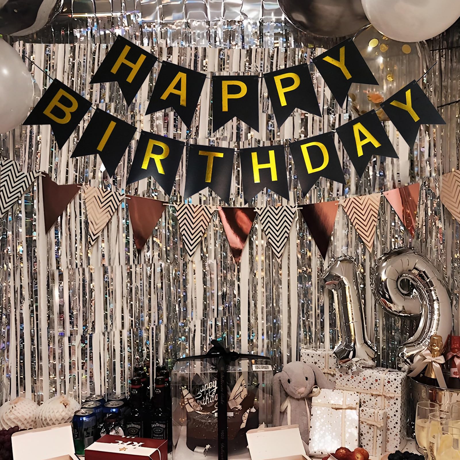 Imtively banner supports birthdays of all ages with versatile, multi-use design.