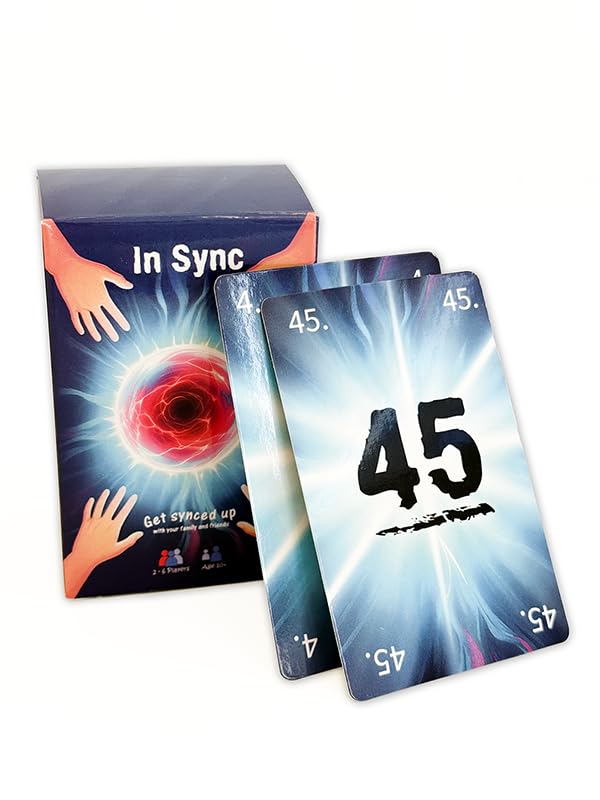 In Sync level cards illustrating escalating rounds and teamwork cues