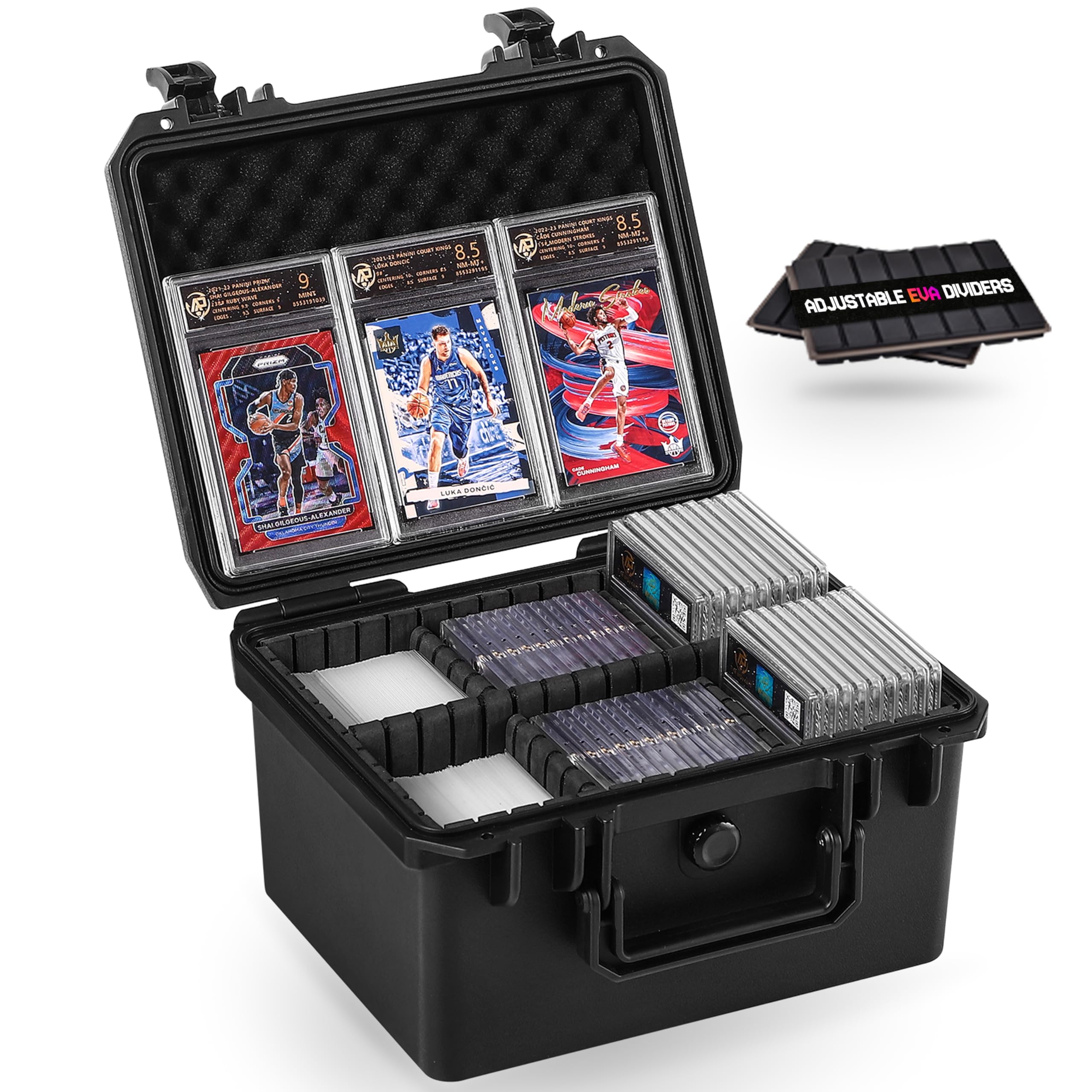 INCHOICASES Card Case with large interior holds 250+ cards securely.