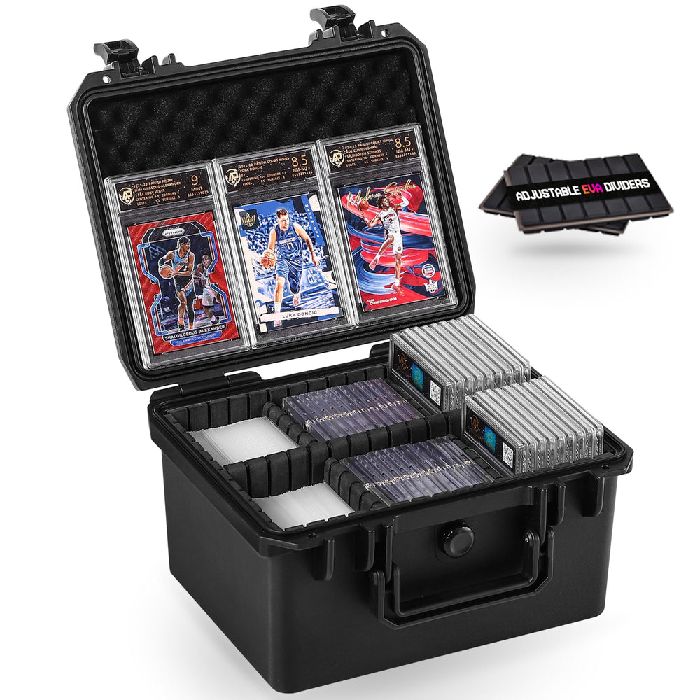 INCHOICASES Card Case with large interior holds 250+ cards securely.