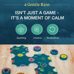 Incredible Dream A Gentle Rain glossy wooden blossoms add tactile beauty.