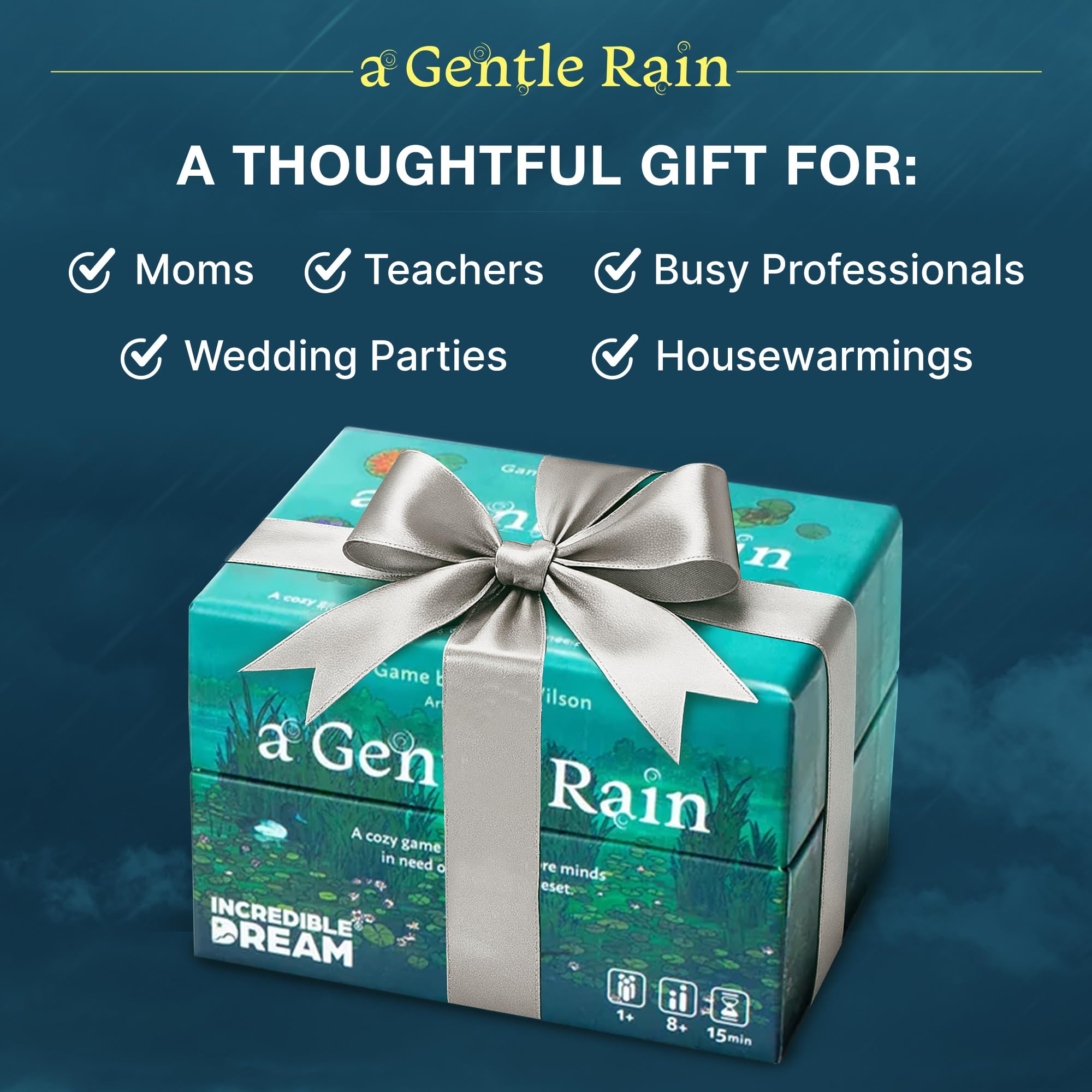 Incredible Dream A Gentle Rain 2-player coop for shared calm.