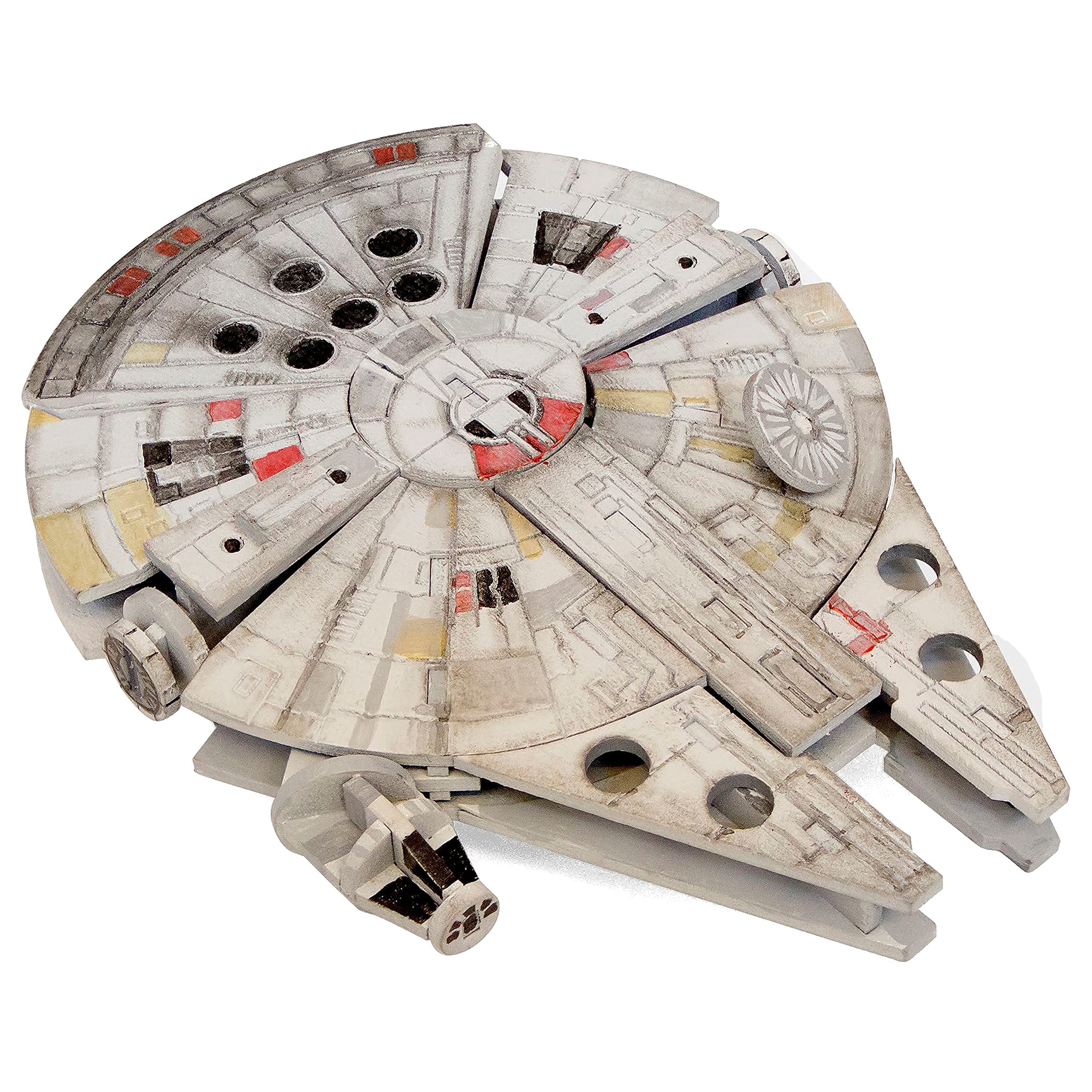 IncrediBuilds Millennium Falcon painting scene, enabling creative customization.