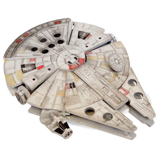 IncrediBuilds Millennium Falcon painting scene, enabling creative customization.