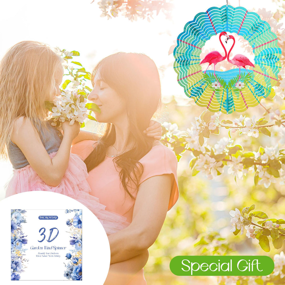 Incroyday gift-ready garden wind spinner for outdoor spaces