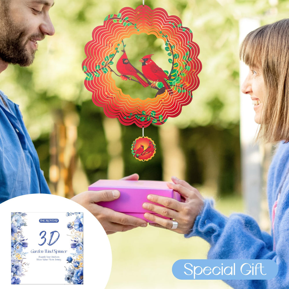 INCROYDAY gift-ready wind spinner is perfect for garden lovers and occasions.