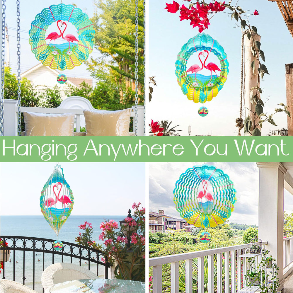 Incroyday UV printed waterproof wind spinner maintains vibrant colors