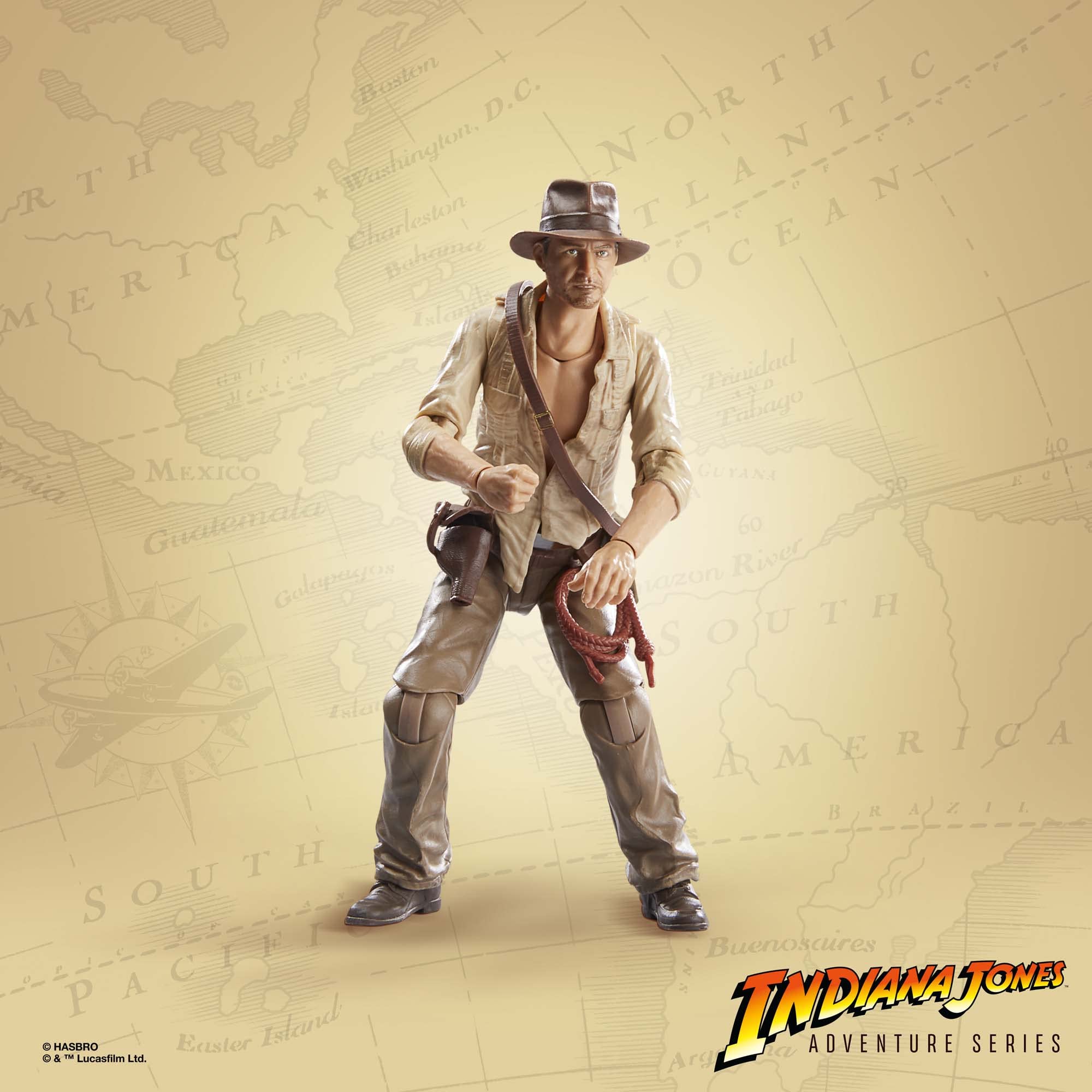Indiana Jones Adventure Series 6-inch figure ideal for collection and display.