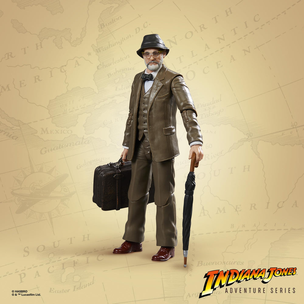 Indiana Jones Adventure Series characters bring iconic scenes to life on a kid's shelf.