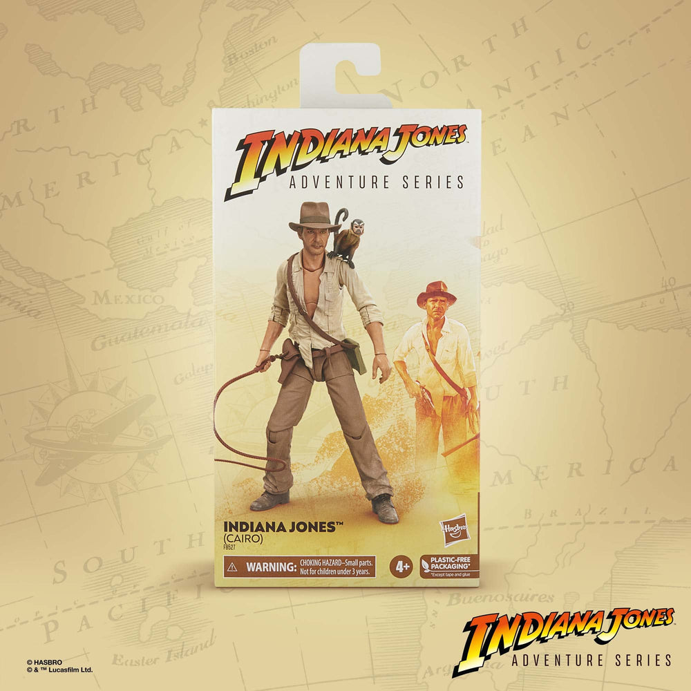 Indiana Jones Cairo figure with accessories ready for roleplay scenarios.