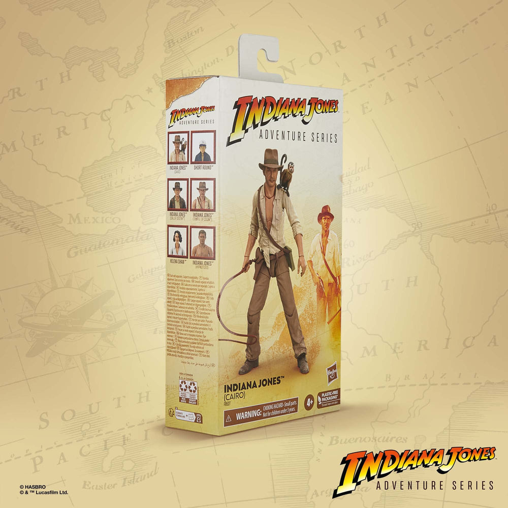 Indiana Jones Cairo figure with enhanced articulation for dynamic poses.