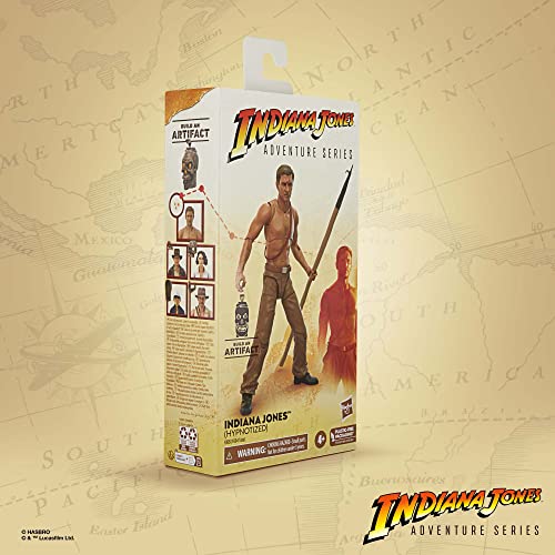 Iconic Indiana Jones from Temple of Doom in 6-inch scale.