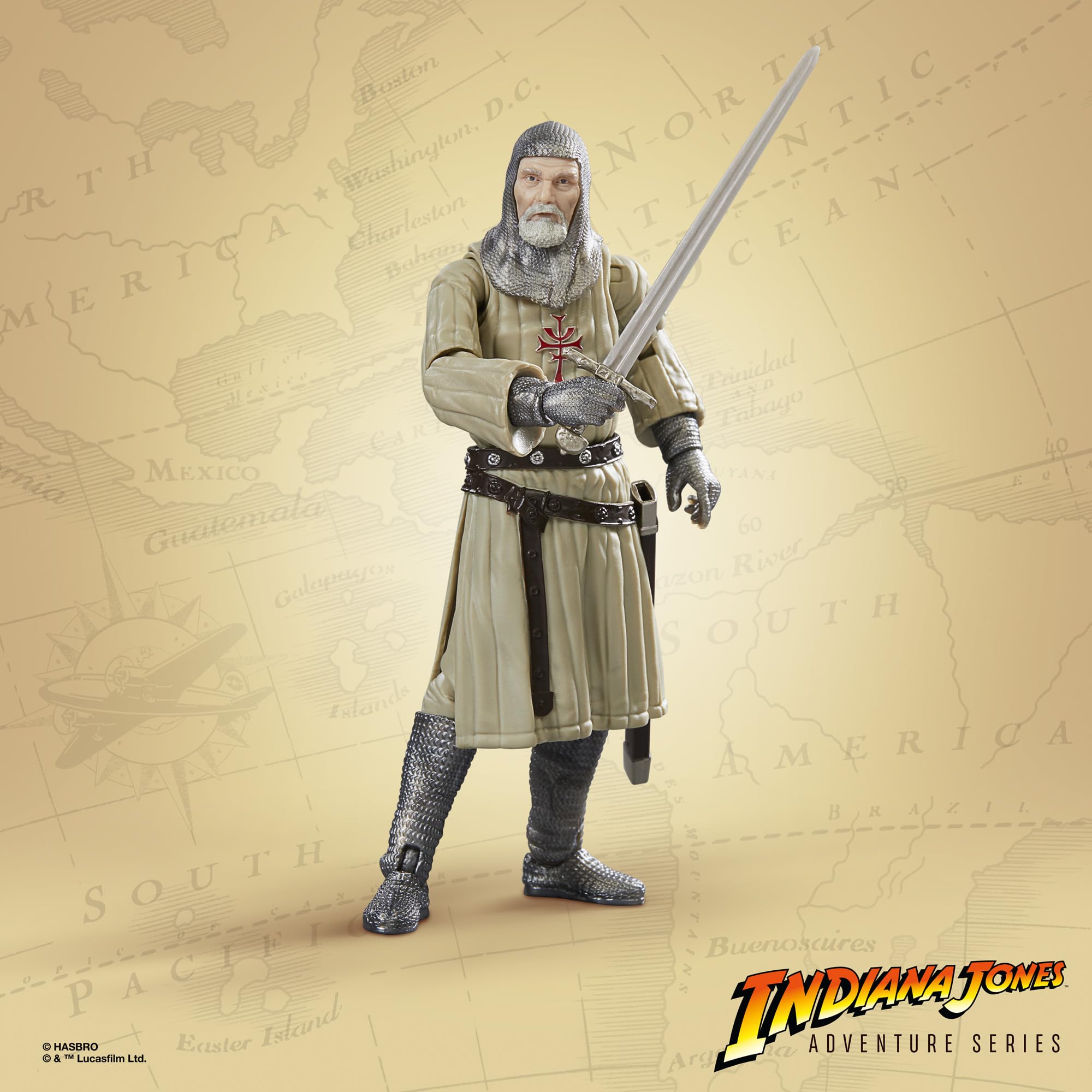 Indiana Jones Last Crusade collector toy complements other figures.