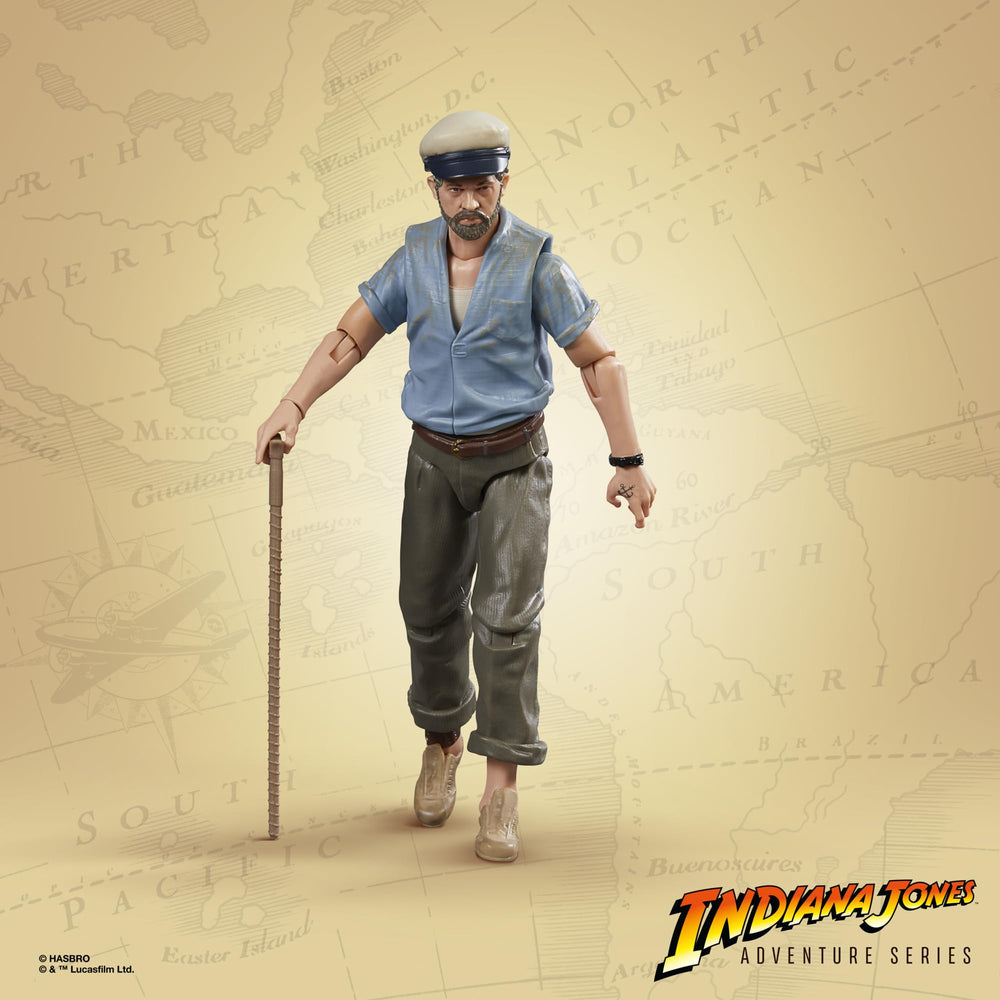 Indiana Jones Renaldo articulated figure for dynamic poses.