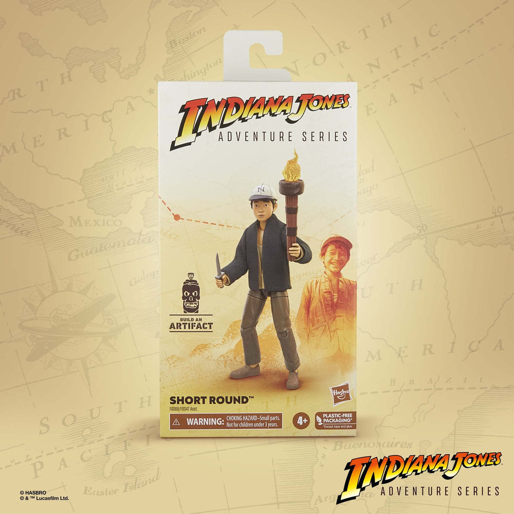 Indiana Jones Short Round accessories including fedora torch knife for imaginative adventures.