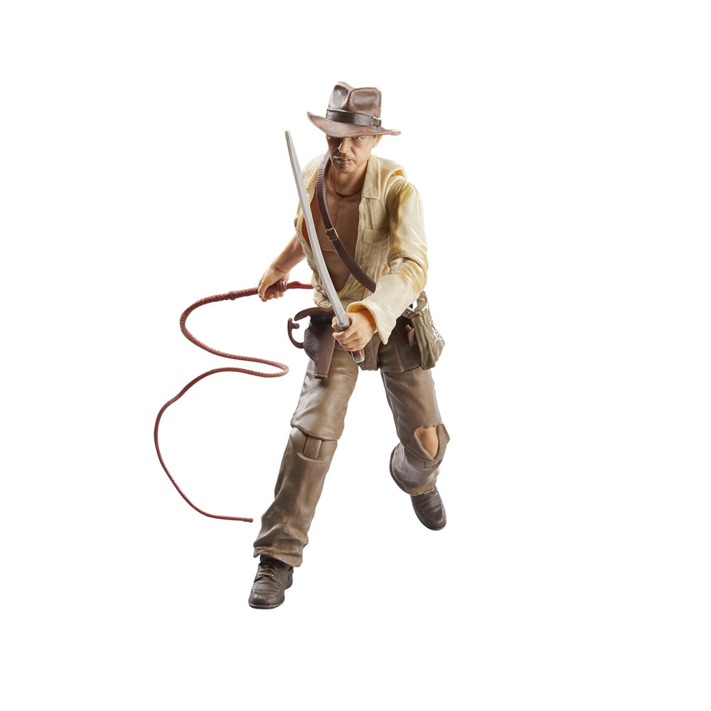 Indiana Jones Temple of Doom figure front view with poseable articulation for dynamic posing.