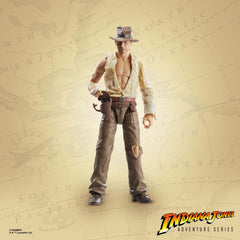 Indiana Jones Temple of Doom figure shown with sword ready for action.