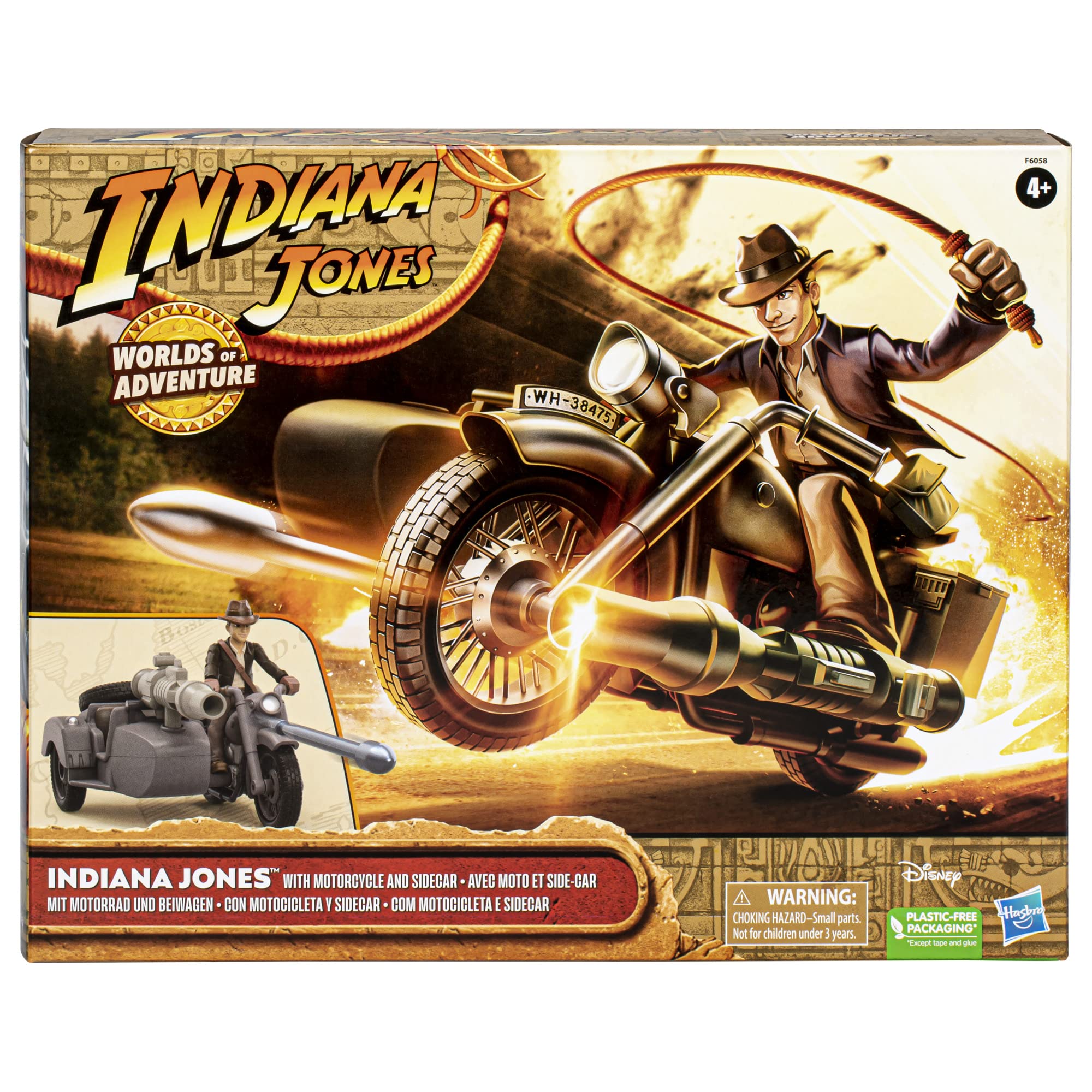 Indiana Jones 2.5-inch figure close-up showing poseable joints for versatile poses