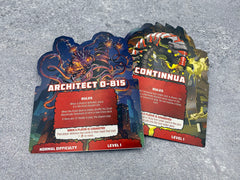 Astro Knights boss battle scene by Indie Boards and Cards emphasizing cooperative combat