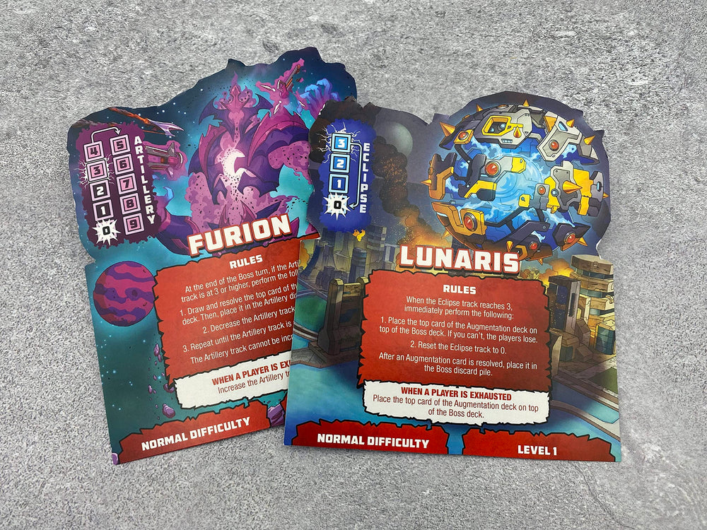 Astro Knights deck-building by Indie Boards and Cards without shuffling for deliberate decisions
