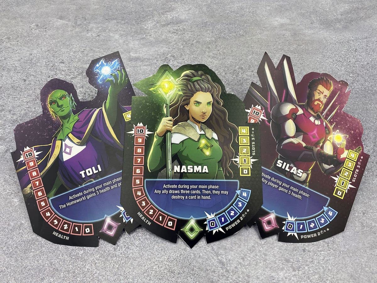 Astro Knights expedition mode teaser by Indie Boards and Cards indicating escalating challenges