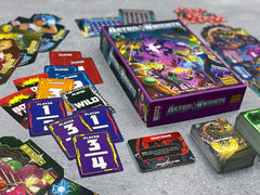 Astro Knights player board by Indie Boards and Cards highlighting quick setup