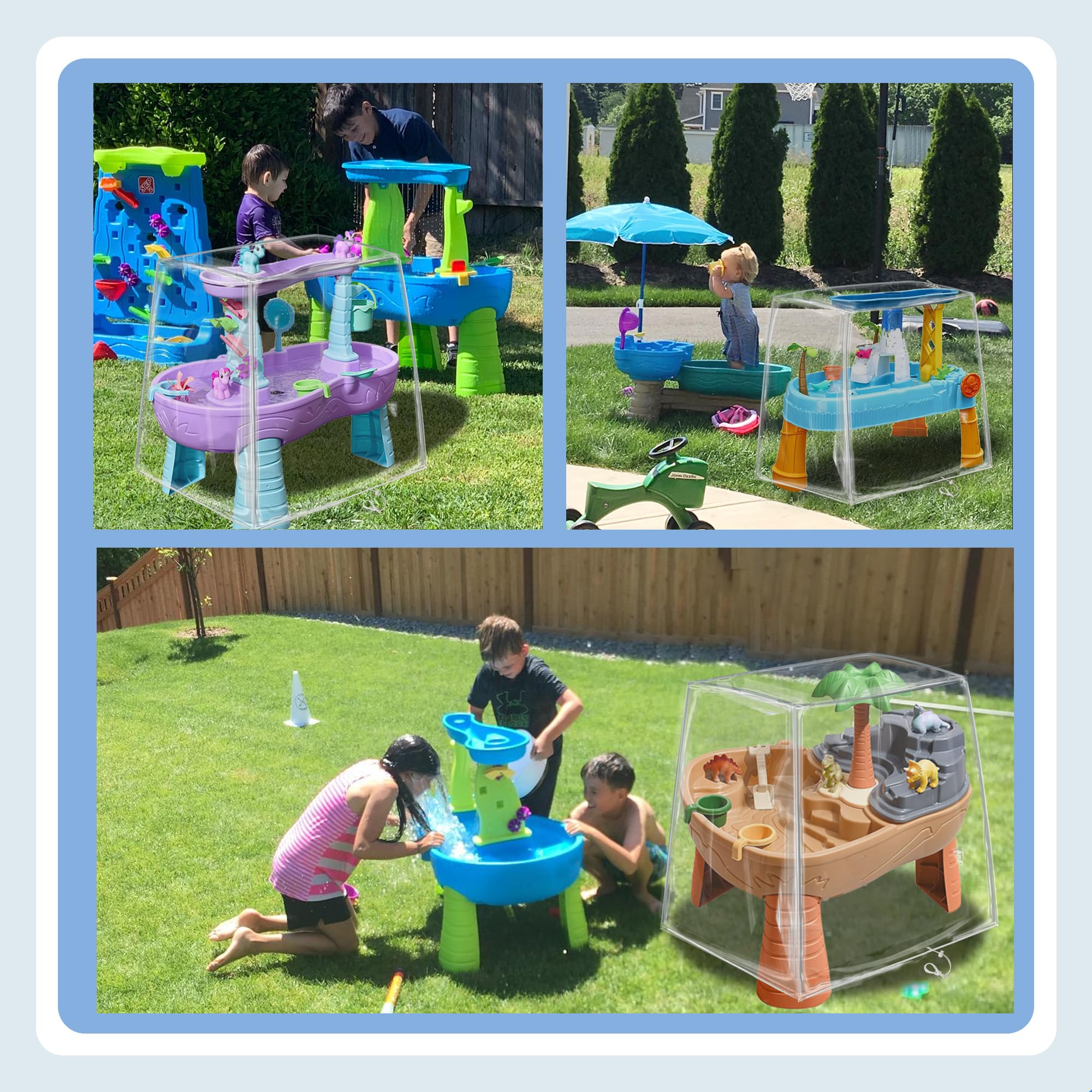 IndigoTempest9 water table cover suitable for lawn and indoor use.