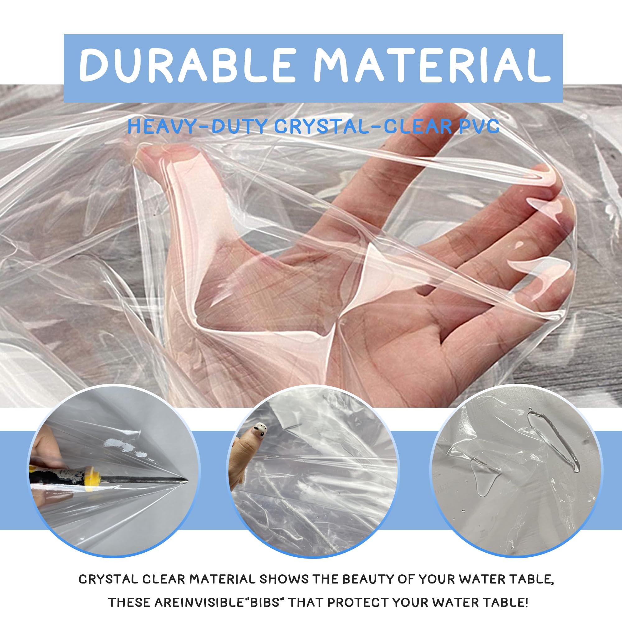 IndigoTempest9 water table cover side handle enables easy lifting and removal.