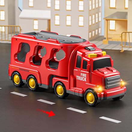 JUKUDAHU playtime indoors or outdoors with the truck set.